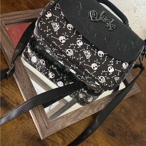 Black Skull Crossbody Bag